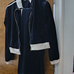 Stylish Black/White SWomen's Tracksuit